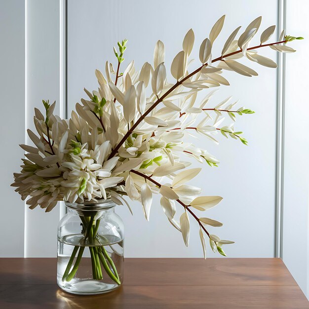 Fresh Flowers In A Jar