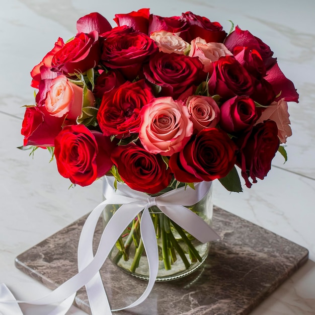 Fresh Flowers In A Jar