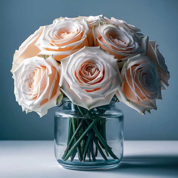 Fresh Flowers In A Jar