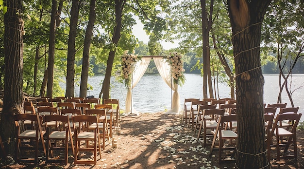 Fresh Flowers Wedding Arch