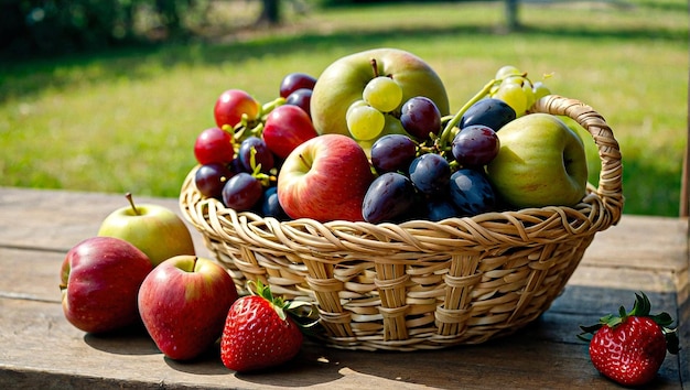 A Fresh Fruit Basket