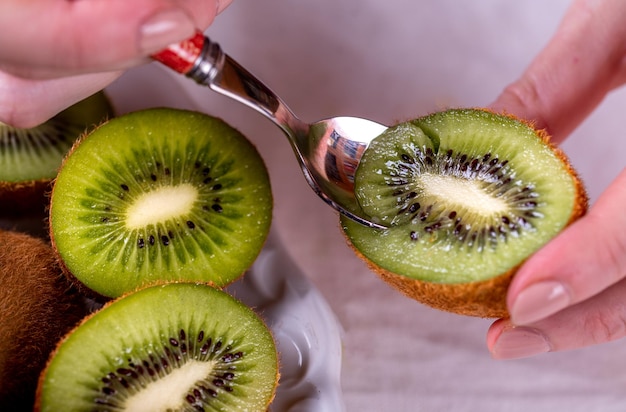 Fresh fruits Kiwi