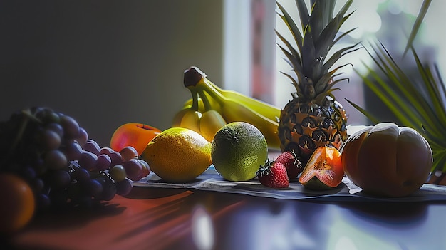 Fresh Fruits on the Table