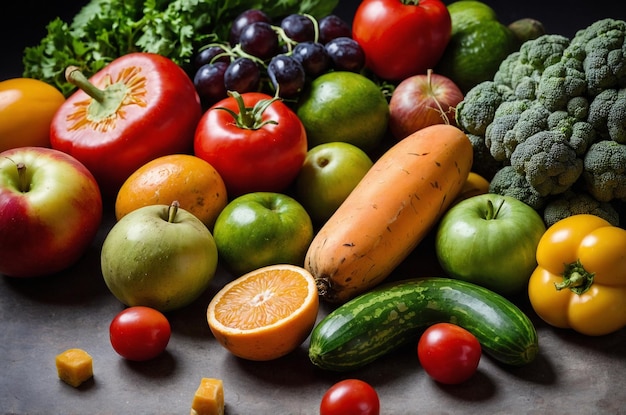 Fresh Fruits and Vegetables for Health