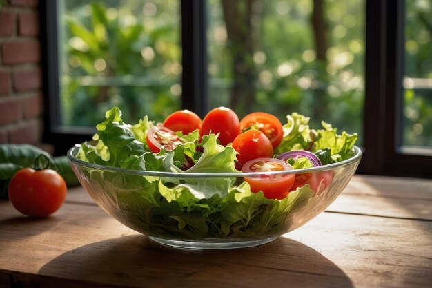 Fresh Garden Salad Bowl