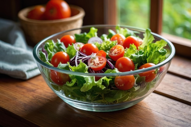 Fresh Garden Salad Bowl