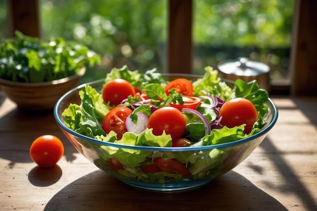 Fresh Garden Salad Bowl