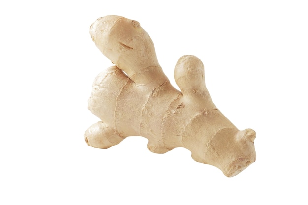 Fresh ginger isolated on white background