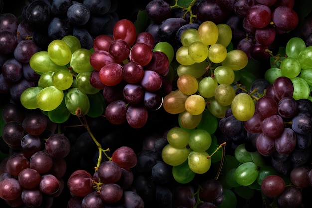 Fresh Grapes Background