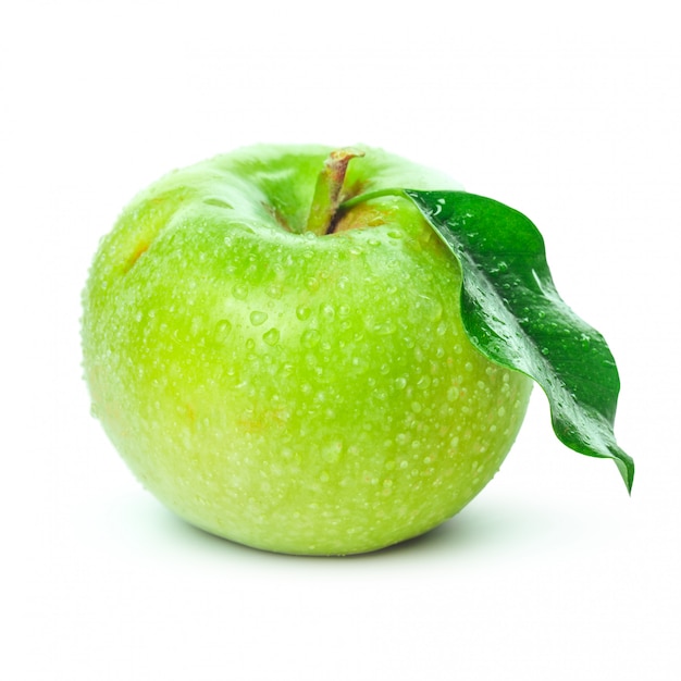 Fresh Green Apple Isolated