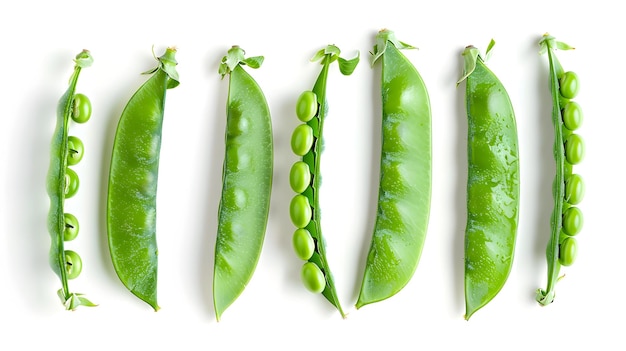 Photo fresh green peas