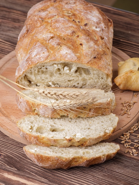 Fresh homemade bread