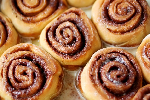 Fresh Homemade Cinnabon, with cinnamon