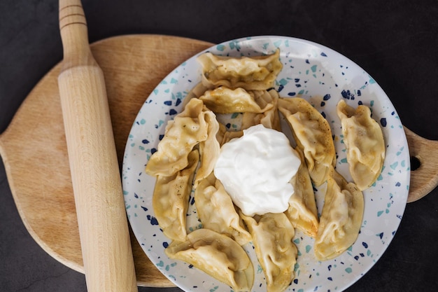 Fresh homemade dumplings