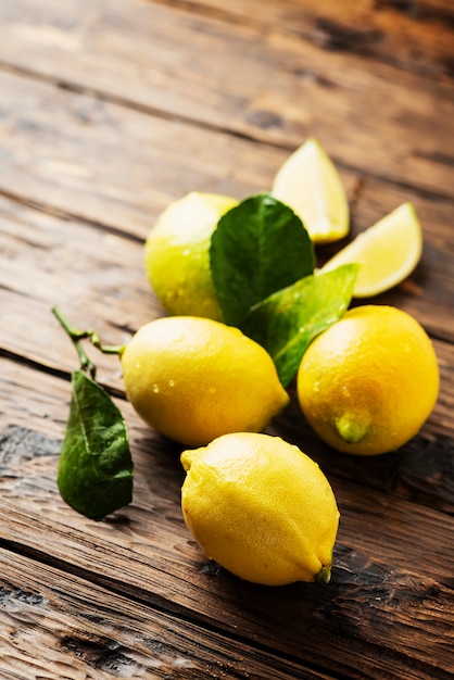 Fresh italian lemons