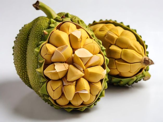 Fresh Jackfruit on table top view