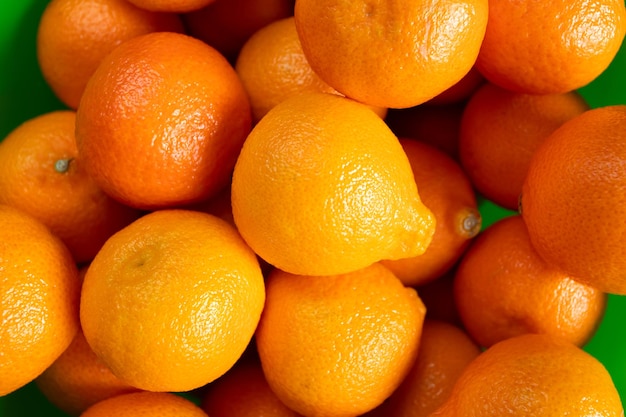 Fresh Juicy Orange Tangerines Fruits