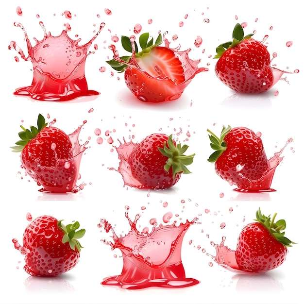 Fresh and Juicy Strawberry Collection