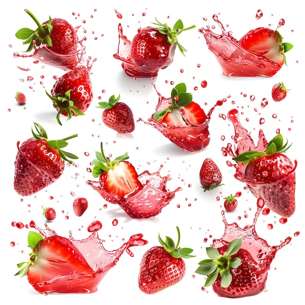 Fresh and Juicy Strawberry Collection