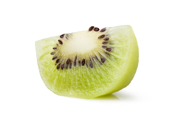 Fresh kiwi on a white backgroundand