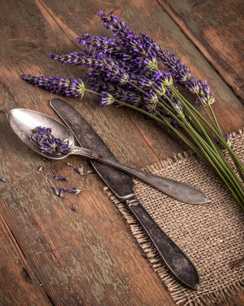 Fresh lavender flowers