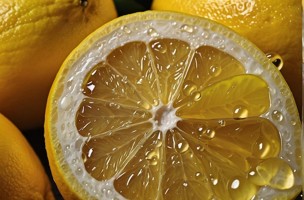 Fresh Lemon Juice CloseUp