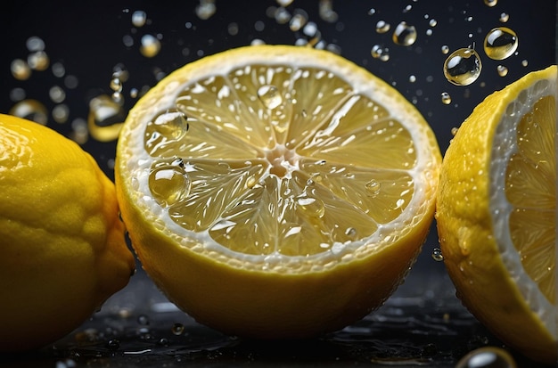 Fresh Lemon Juice CloseUp