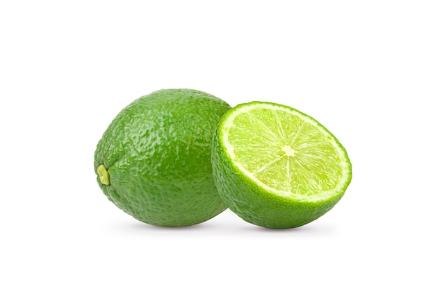 Fresh limes isolated