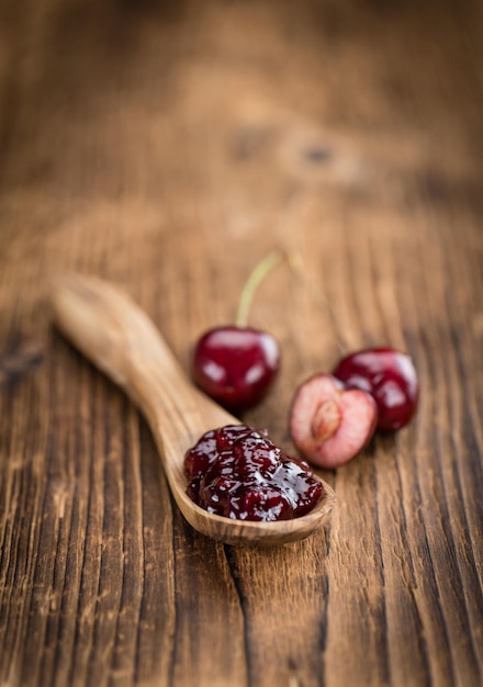 Fresh made Cherry Jam