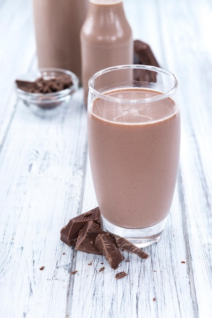 Fresh made Chocolate Milk