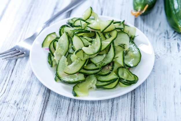 Fresh made Cucumber Salad