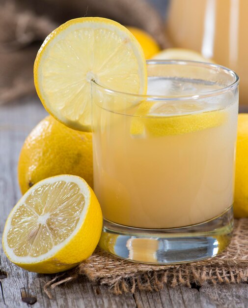 Fresh made Lemon Juice