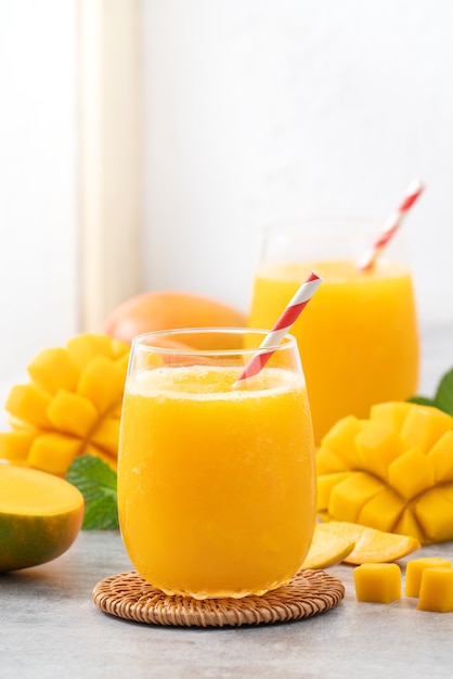 Fresh mango juice