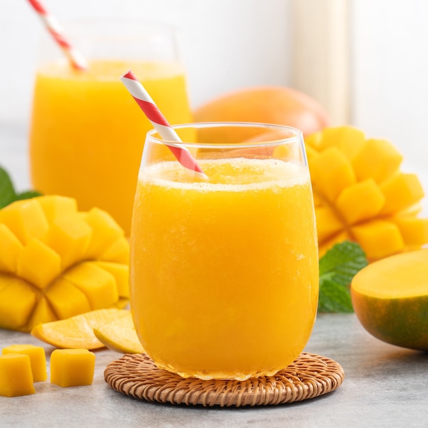 Fresh mango juice