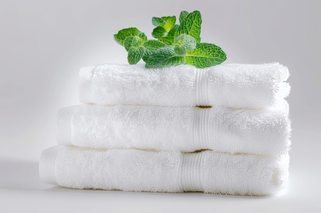 Fresh Minty Towels for Relaxation