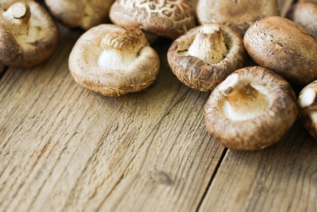 Fresh mushrooms - Shiitake mushrooms