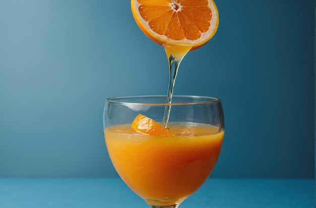 Fresh Orange Juice Splash