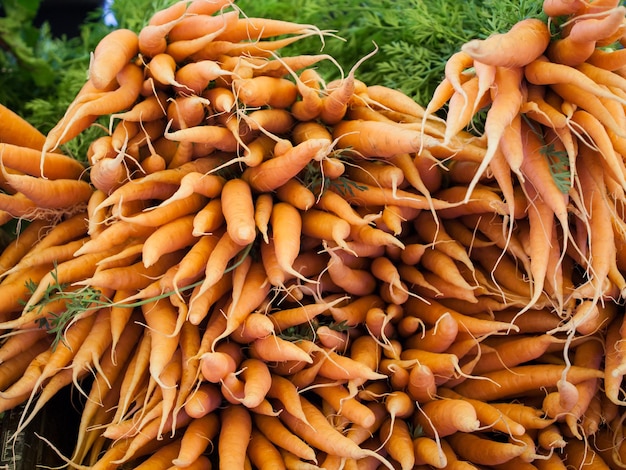 Fresh organic food at the local farmers market. Farmers markets are a traditional way of selling agricultural products.