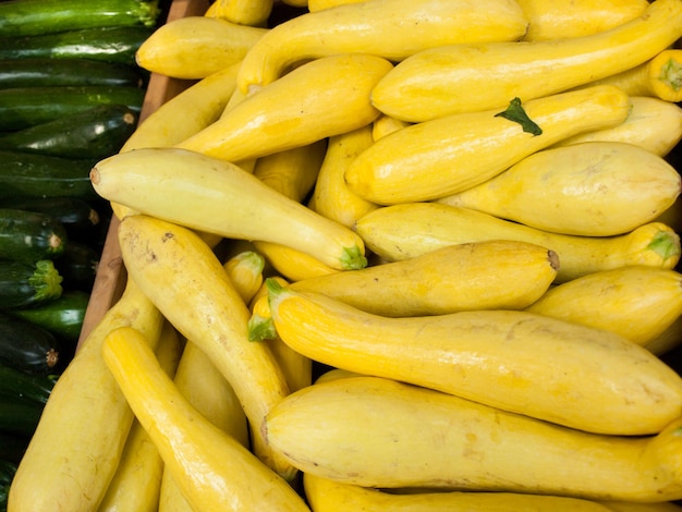 Fresh organic food at the local farmers market. Farmers markets are a traditional way of selling agricultural products.