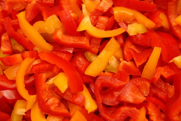 Fresh peppers vegetable