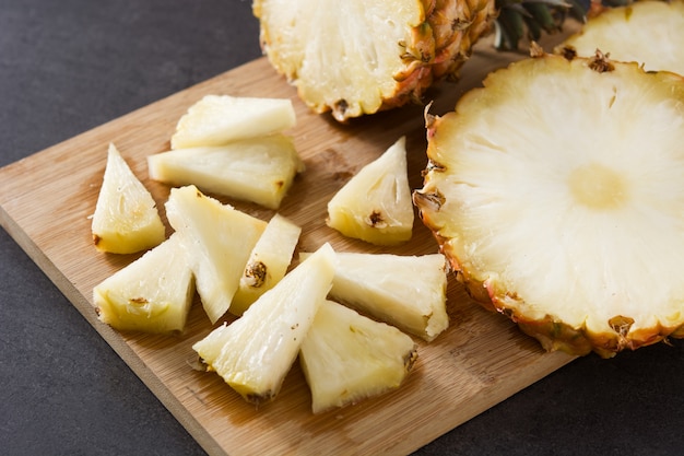 Fresh pineapple slices