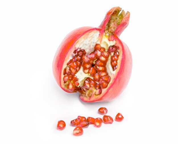 Fresh pomegranate isolated