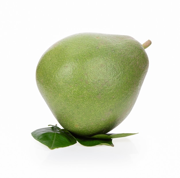 Fresh pomelo on  white background