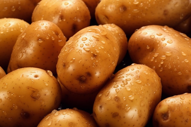 Fresh Potatoes Ai generative