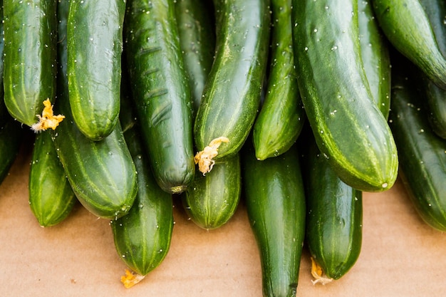 Fresh produce at the Farmers Market in early Summer.