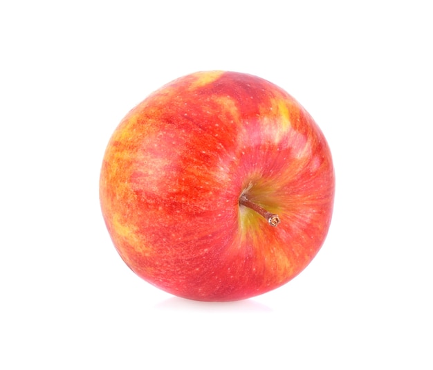 Fresh red apple isolated on white