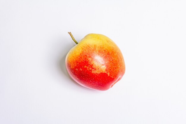 Fresh red delicious apple isolated