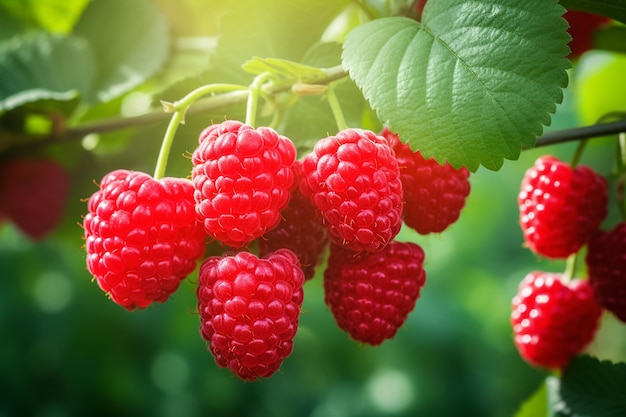 Fresh Red and Green Raspberries Growing and Harvesting Tips