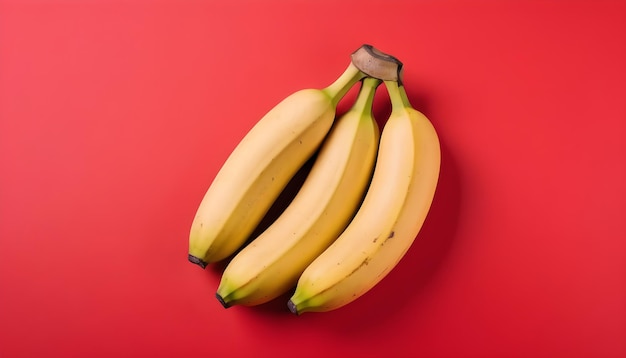 a fresh ripe bananas