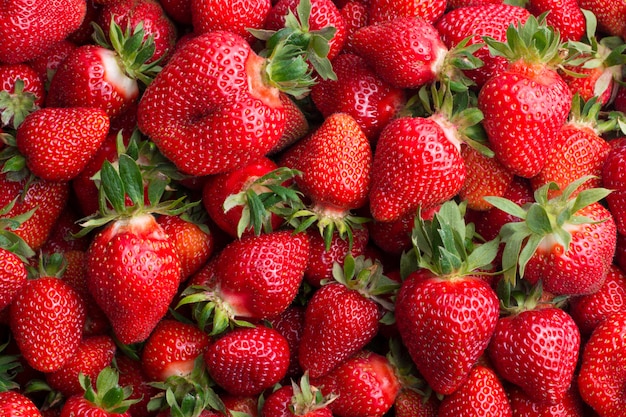 Fresh ripe strawberries 